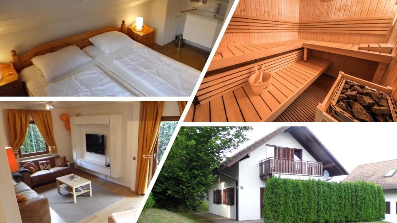 Seepark Kirchheim Ferienhaus Bei Viola Mit Sauna Villa Екстериор снимка